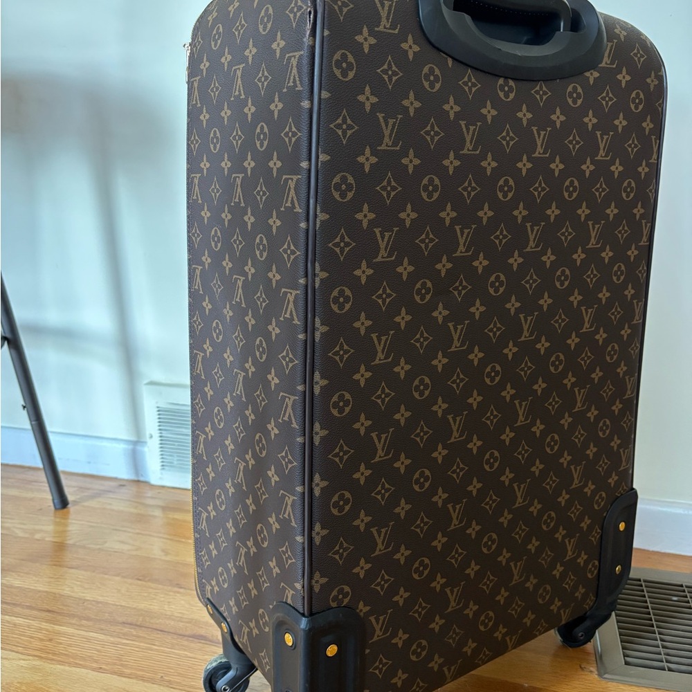 LV knockoff Brown designer Suitcase - Picture 10 of 16